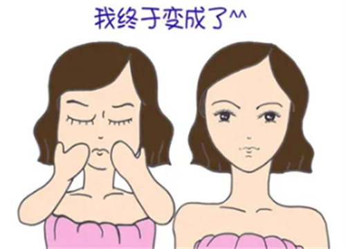 整形前后对比图