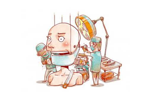 医美整形卡通图