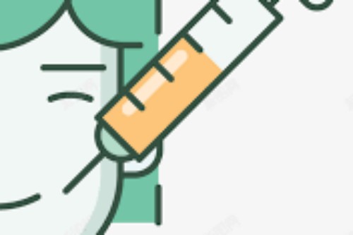 玻尿酸注射卡通图