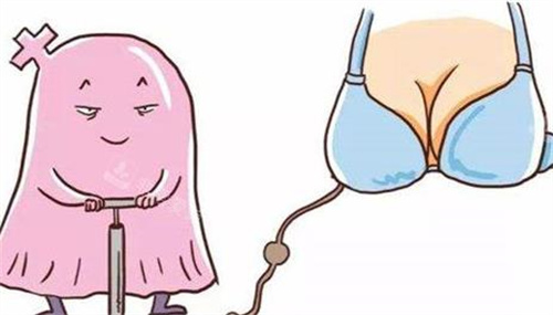 卡通胸部填充图