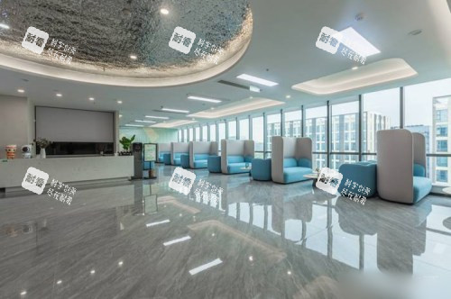 杭州柠盟眼科医院大厅休息区