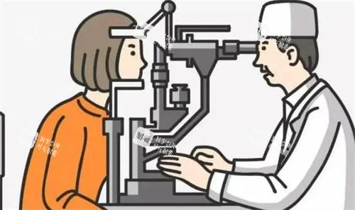 近视手术前视力检查过程图解