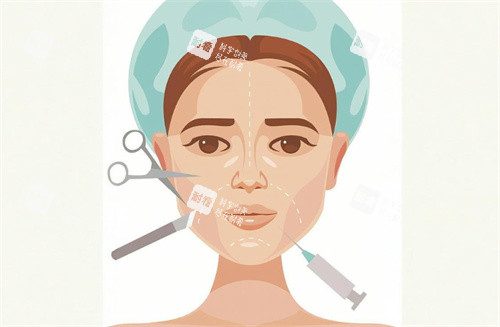 轮廓整形卡通图