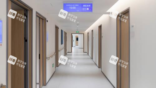 重庆爱尔眼科走廊环境示意图