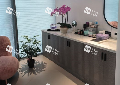 杭州浮想国整形内部洗漱台环境 杭州浮想国整形内部洗漱台环境