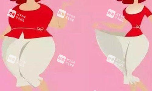 大腿吸脂前后对比图