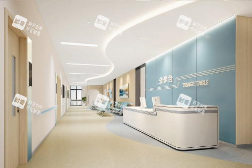 潍坊明润眼科医院二楼导诊台 潍坊明润眼科医院二楼导诊台