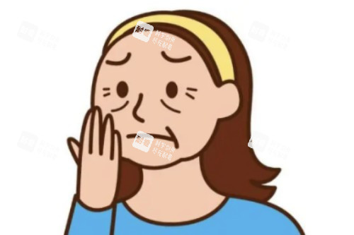 面部衰老卡通图 面部衰老卡通图