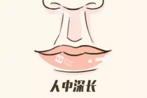 人中长卡通图 人中长卡通图