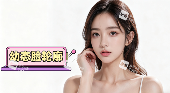 幼态脸轮廓示意图