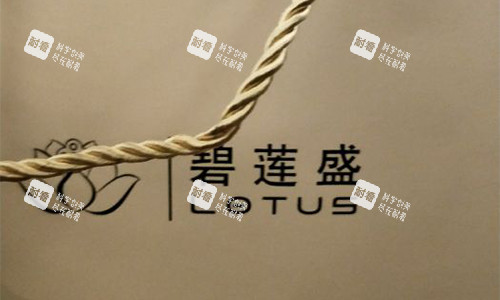 北京碧莲盛植发医院资料的包装袋