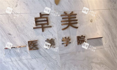 武汉硚口卓美整形logo墙