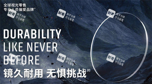 依视路钻晶膜岩系列镜片