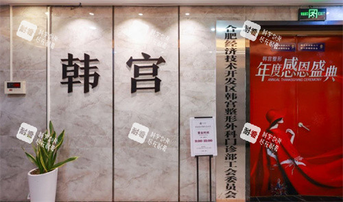 合肥韩宫整形电梯宣传墙