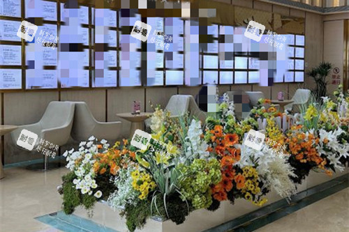 成都华美紫馨整形内部休息等待区环境