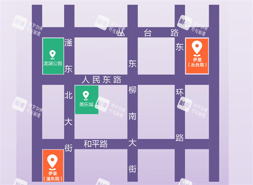 邯郸伊星兰积医疗美容(滏东院)到院路线