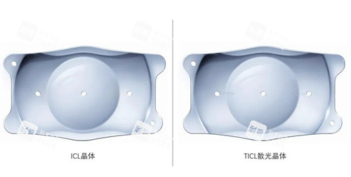 ICL和TICL晶体对比 ICL和TICL晶体对比