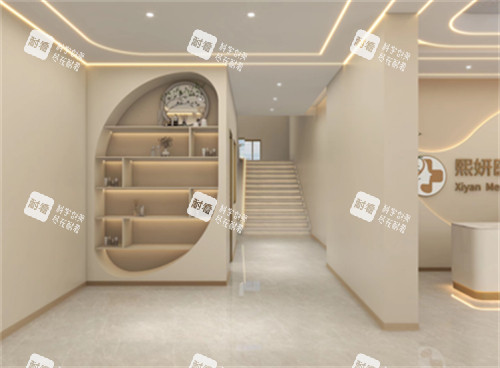 包头熙妍医疗美容楼梯入口环境图