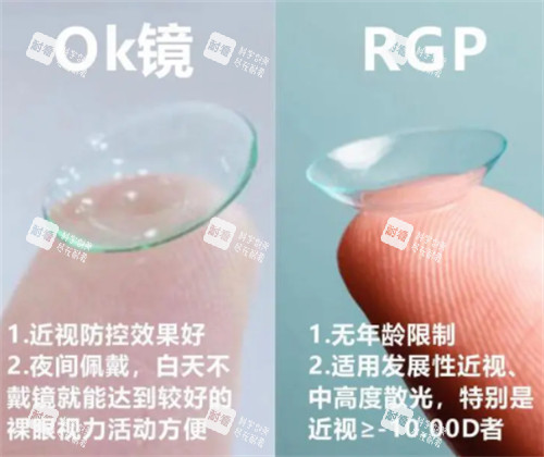 RGP眼镜与ok镜区别