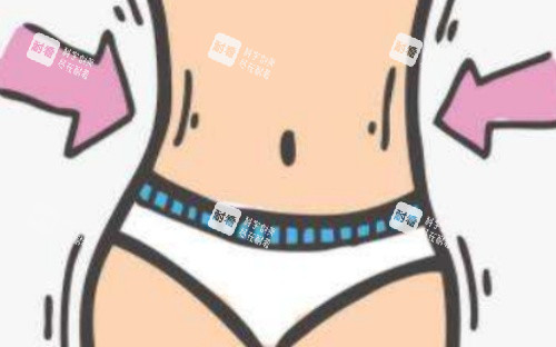 肚子抽脂后示意图