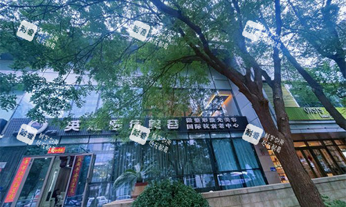 北京英煌美容室外门头