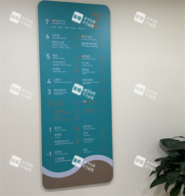 河南整形美容医院楼层指引图示 河南整形美容医院楼层指引图示