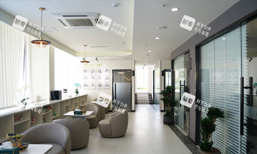 成都恒博植发院内