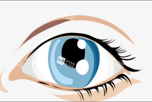 割双眼皮失败卡通图