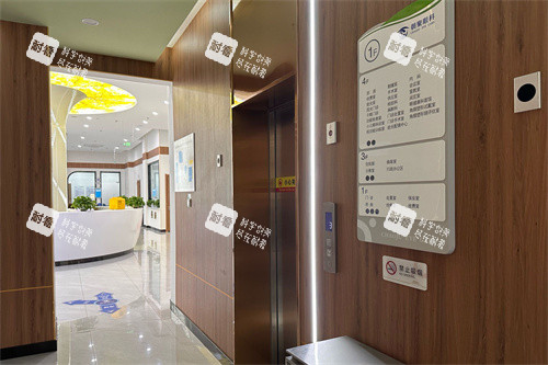 张家口朝聚眼科医院指路牌