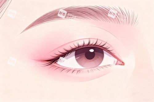 好看双眼皮卡通展示