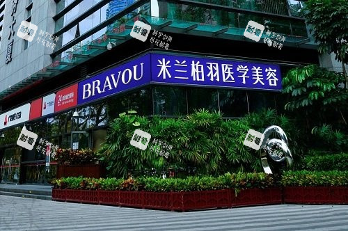 深圳米兰柏羽门头示意图