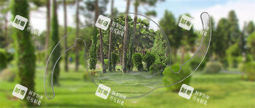 美国新无极人工晶体宣传图示