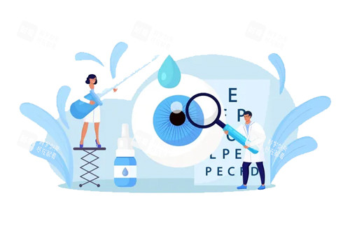 眼睛手术卡通图 眼睛手术卡通图