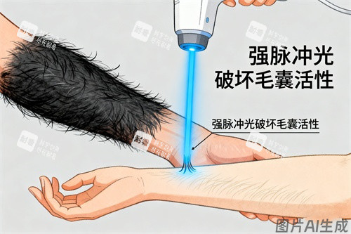 激光脱毛卡通图 激光脱毛卡通图