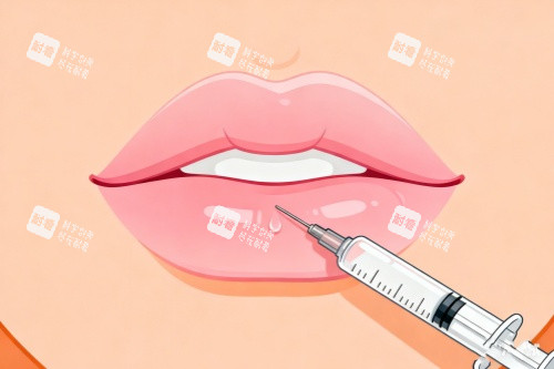 丰唇注射卡通图