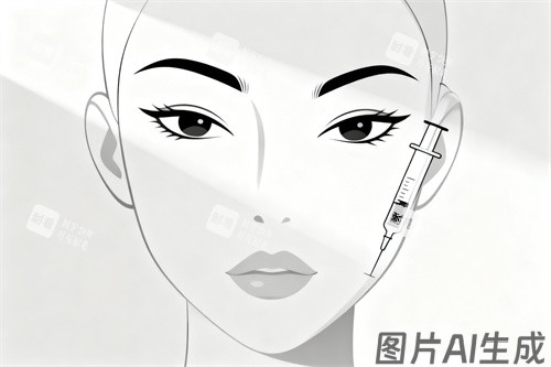 面部注射玻尿酸卡通图展示 面部注射玻尿酸卡通图展示