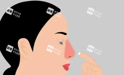 酒糟鼻侧面示意图