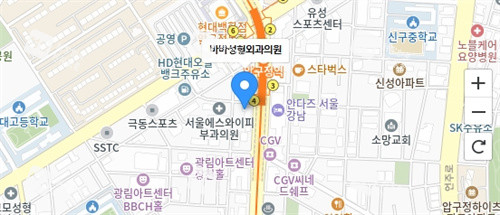 韩国vava整形地址导航图