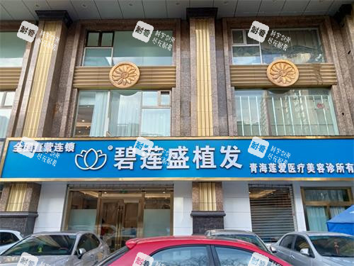 北京碧莲盛植发外观门头