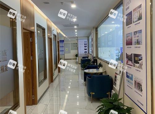 佛山碧莲盛植发走廊环境