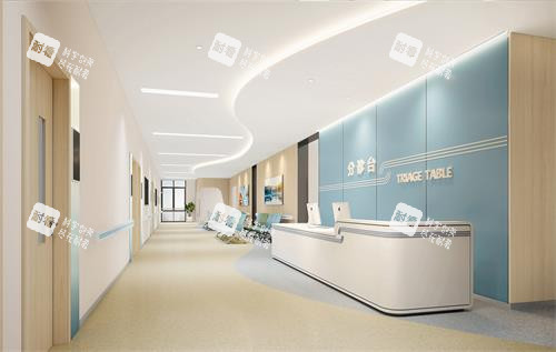 潍坊明润眼科医院前台大厅 潍坊明润眼科医院前台大厅