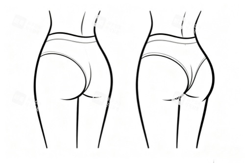 丰满臀部卡通图展示