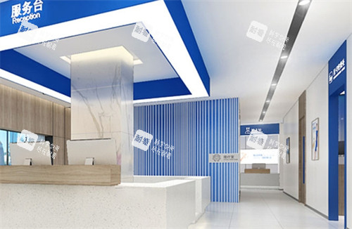 成都大麦微针植发导诊台环境一览图