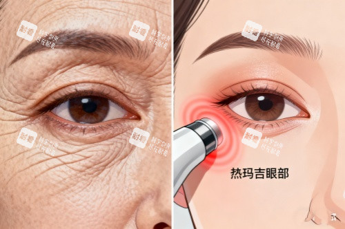 热玛吉眼部前后对比图