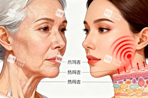 面部做热玛吉前后对比图