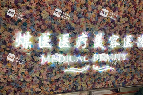 北京煤医西坝河医疗美容医院品牌墙