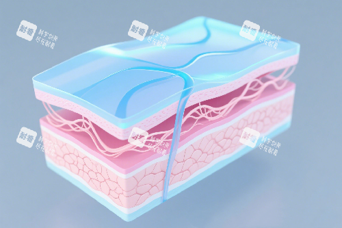 皮肤层次示意图 皮肤层次示意图