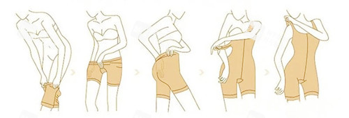 吸脂卡通图对比 吸脂卡通图对比