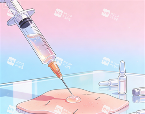 玻尿酸注射的样子