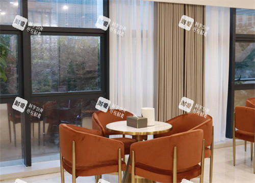 长沙晶肤医美大厅一角